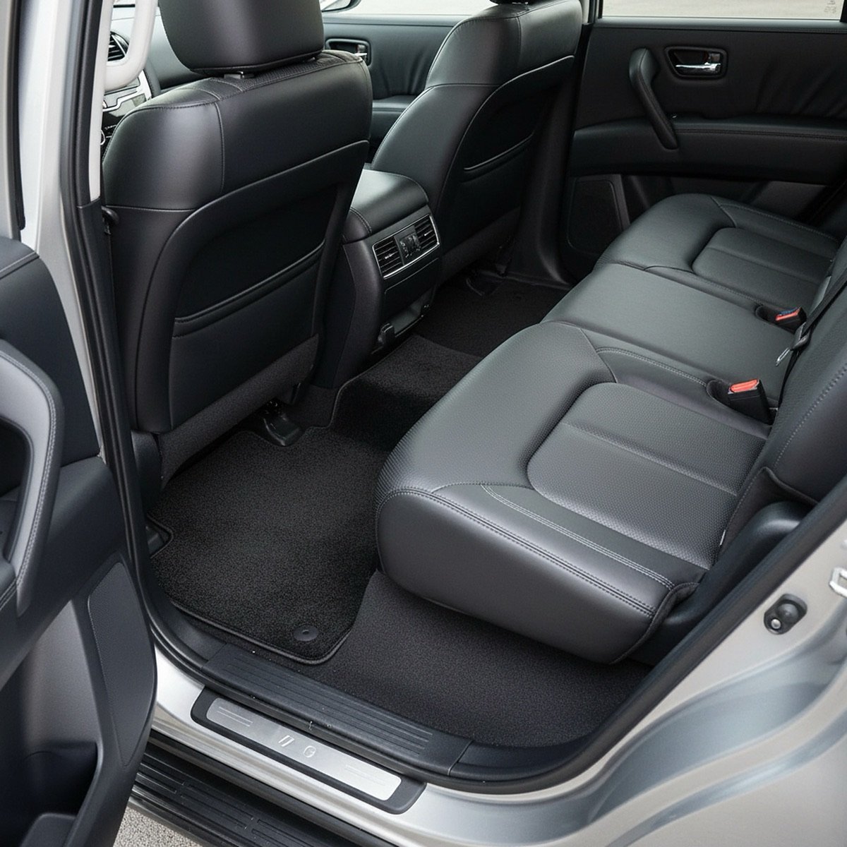 Patrol Y63 carpet floor mats, 4-piece, Black, 3