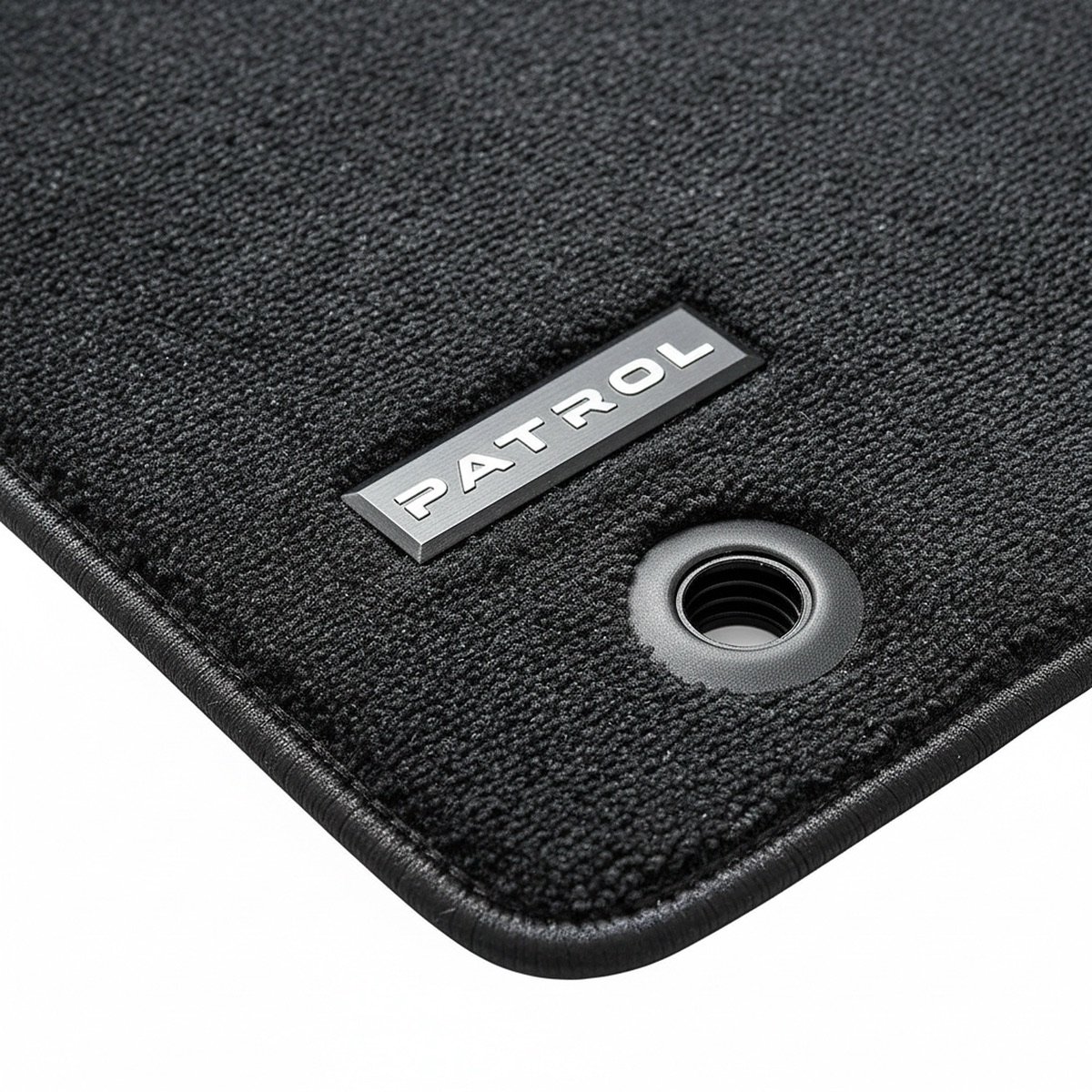 Patrol Y63 carpet floor mats, 4-piece, Black, 4