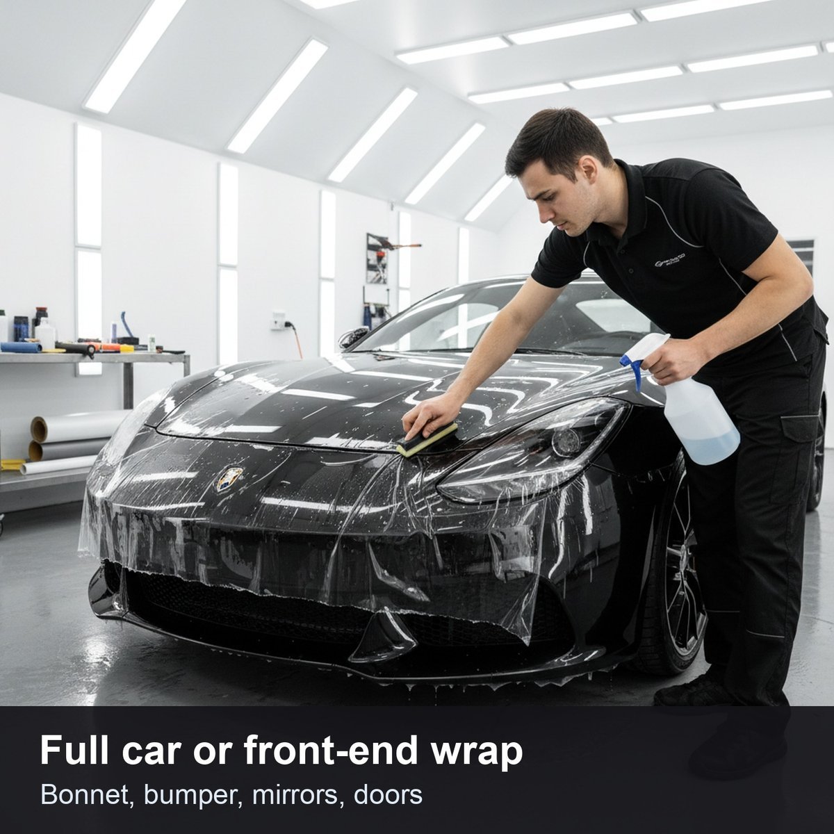 Clear PPF paint protection film, 1.52 m × 15 m roll, Gloss clear, 3